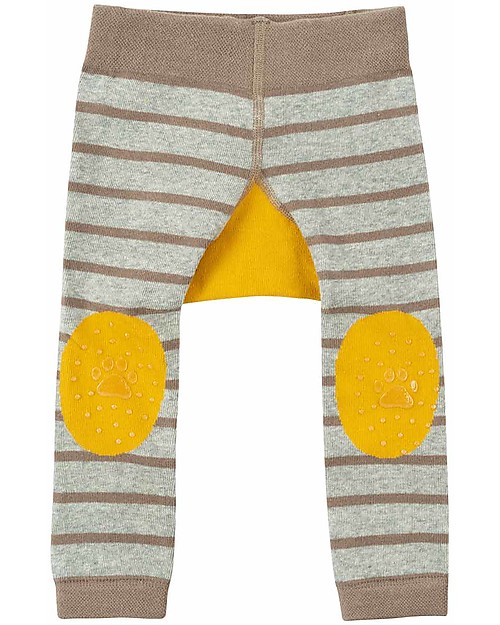 Zoocchini Set Leggings e Calzini Antiscivolo  Leo il Leone Grip+Easy Leggings