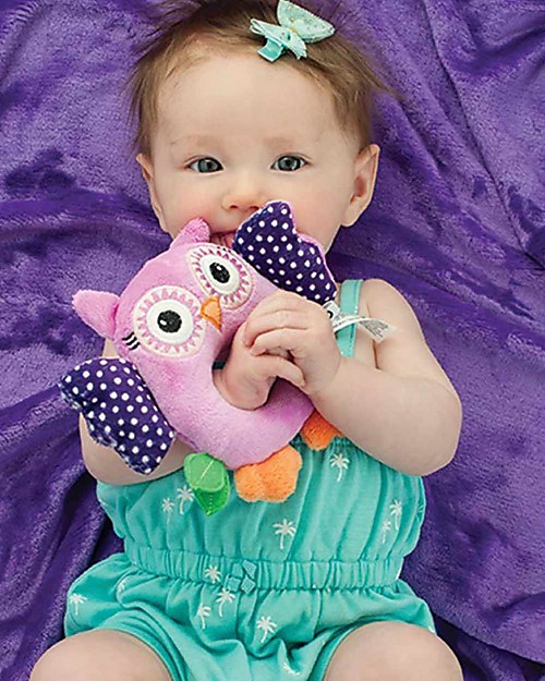 Zoocchini Sonaglio Baby, Gufetto - Ciniglia Sonagli