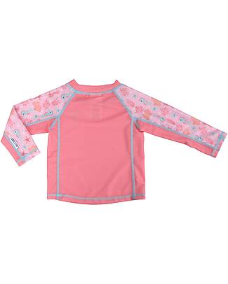 Zoocchini Top Maniche Lunghe da Bagno - Rash Guard per Neonato - Sally il Cavalluccio Marino T-shirt Anti UV