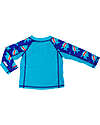 Zoocchini Top Maniche Lunghe da Bagno - Rash Guard per Neonato - Sherman lo Squalo T-shirt Anti UV
