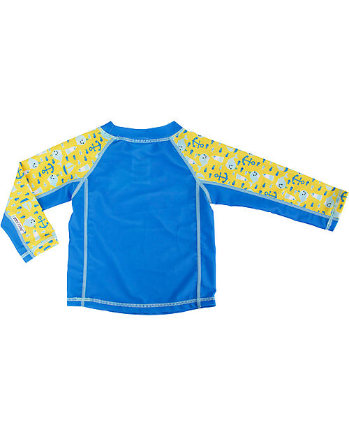 Zoocchini Top Maniche Lunghe da Bagno - Rash Guard per Neonato - Willy la Balena T-shirt Anti UV