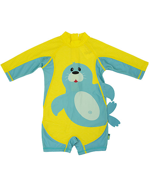 Zoocchini Tutina da Surf - Foca - UPF 50+ T-shirt Anti UV