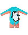 Zoocchini Tutina da Surf - Parker il Pinguino - UPF 50+ T-shirt Anti UV