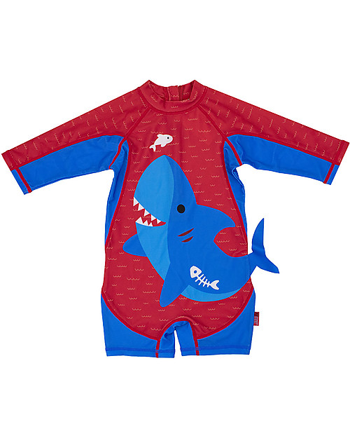 Zoocchini Tutina da Surf - Squalo - UPF 50+ T-shirt Anti UV