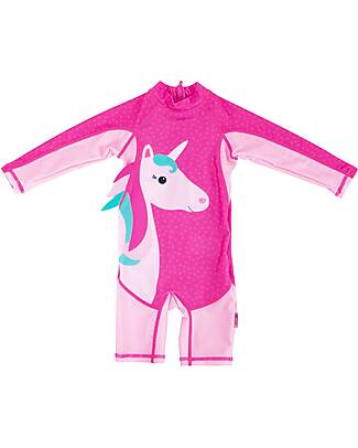 Zoocchini Tutina da Surf - Una l'Unicorno - UPF 50+ T-shirt Anti UV