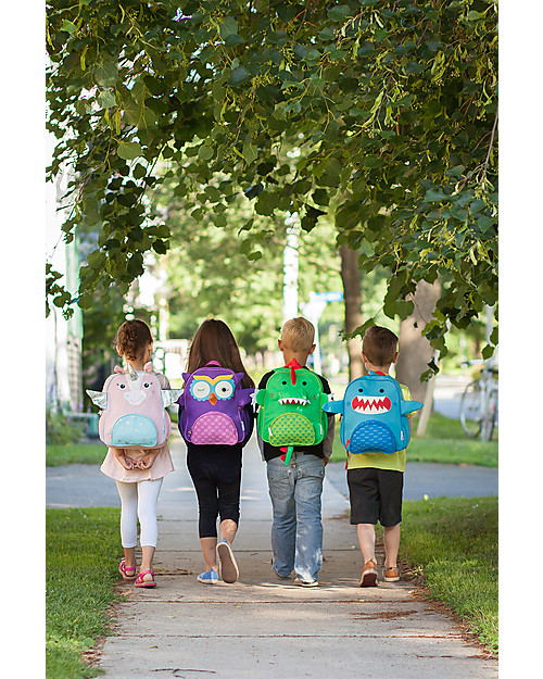 Zoocchini Zainetto Bimbi, Allie Unicorno - 33 x 26,5 x 10 cm Zaini Asilo