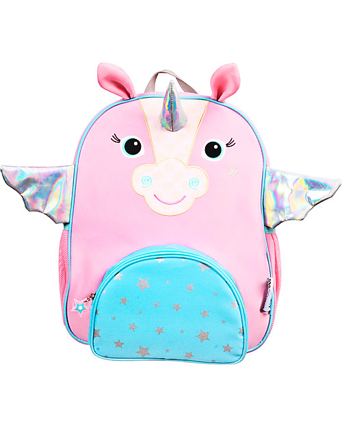 Zoocchini Zainetto Bimbi, Allie Unicorno - 33 x 26,5 x 10 cm Zaini Asilo