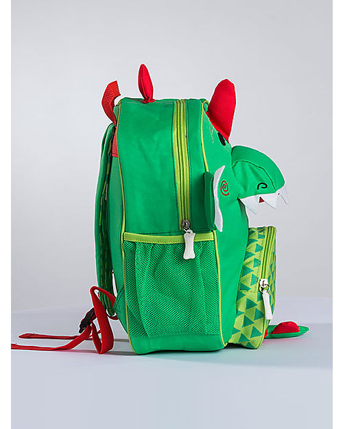 Zoocchini Zainetto Bimbi Everyday Backpack - Devin the Dinosaur - 26 x 33 x 10 cm Zaini Asilo