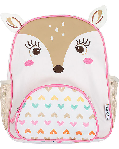 Zoocchini Zainetto Bimbi Everyday Backpack - Fiona the Fawn - 26 x 33 x 10 cm Zaini Asilo