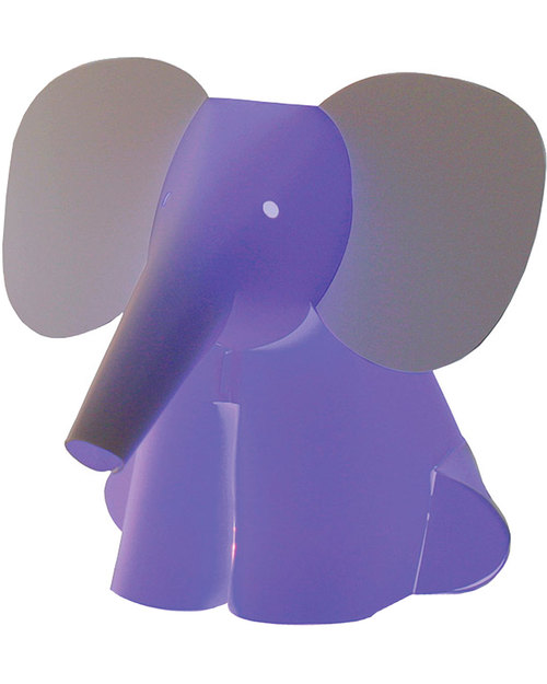 Zzzoolight Lampada da Notte Elefante - Cambia Colore! Made in Italy Lampade da Notte