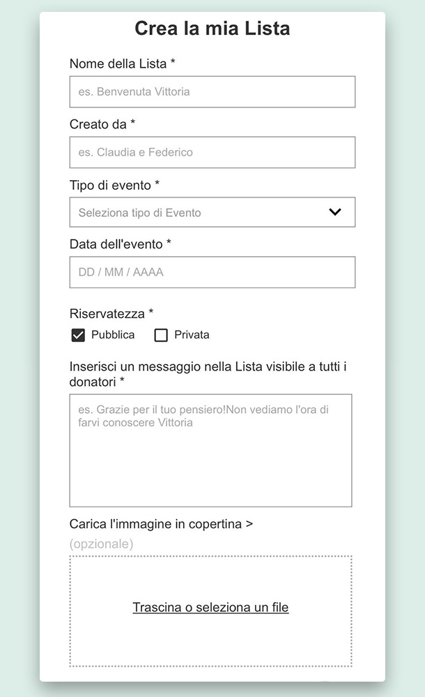 Lista di nascita Lista di nascita
