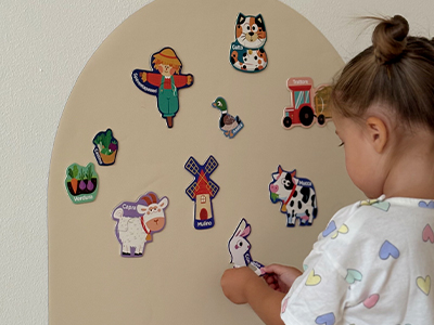Lavagna magnetica da parete MagneKids