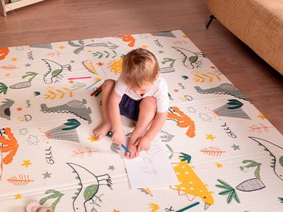 Tappeto gioco pieghevole Montessori Family Nation