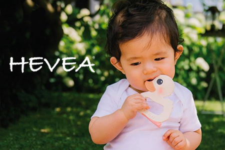 Vendita Hevea, ciucci e giochi per la dentizione 100% cacciù naturale senza BPA online