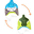 Cappello Invernale Reversibile Anti-UV SPF 50+, Squalo+Coccodrillo - 100% pile Cappello Invernale Reversibile Anti-UV SPF 50+, Squalo+Coccodrillo - 100% pile