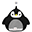 Contenitore Portagiochi da Bagno - Pinguino - Neoprene Antimuffa Contenitore Portagiochi da Bagno - Pinguino - Neoprene Antimuffa
