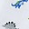 Copertina Swaddle 120 x 120 cm, Dinosauri -100% mussola di cotone Copertina Swaddle 120 x 120 cm, Dinosauri -100% mussola di cotone
