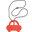 Massaggiagengive Macchinina Rossa e Collana di Allattamento 2 in 1 - 100% Silicone Alimentare Massaggiagengive Macchinina Rossa e Collana di Allattamento 2 in 1 - 100% Silicone Alimentare