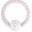 Sonaglio/Massaggiagengive ad Anello - Rosa/Bianco - 100% Silicone Alimentare - Pulito in un Attimo!