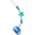 Reggiciuccio Universale Morbido - Stellar Turchese/Blu - 100% Silicone Alimentare e Chiusura a Scomparsa! Reggiciuccio Universale Morbido - Stellar Turchese/Blu - 100% Silicone Alimentare e Chiusura a Scomparsa!