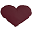 Cuscino Cuore Piccolo, Rosso Cuscino Cuore Piccolo, Rosso