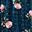 Trapunta Baby 120 x 120 cm, Midnight Rose - 4 strati di mussola di cotone 100% Trapunta Baby 120 x 120 cm, Midnight Rose - 4 strati di mussola di cotone 100%