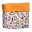 Sacco Portagiochi Collezione Palio, Jungle con Interno Ocra, Made in Italy - 100% Cotone Sacco Portagiochi Collezione Palio, Jungle con Interno Ocra, Made in Italy - 100% Cotone