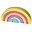 Tunnel Arcobaleno - Colori Pastello - 12 pezzi - Grande, 38 cm