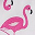 Accappatoio Baby Cover Up UPF 50+, Franny il Fenicottero