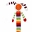 Sonaglio Stick Coniglio - Fair Trade, Cotone Bio Sonaglio Stick Coniglio - Fair Trade, Cotone Bio
