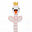 Sonaglio Stick Cigno - Fair Trade, Cotone Bio Sonaglio Stick Cigno - Fair Trade, Cotone Bio