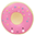 Salvadanaio, Ciambella Donut - Rosa