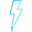 Luce a Neon, LED, Fulmine - Blu Luce a Neon, LED, Fulmine - Blu