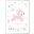 Poster per Cameretta, Cerbiatto - Rosa/Bianco