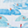 Mussola Milleusi - 100% mussola di cotone - 120x120 cm - Surf Mussola Milleusi - 100% mussola di cotone - 120x120 cm - Surf