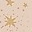 Materasso e Tappeto Gioco Saint Barth, Gold Stella/Rosa - 120x60x4 cm - Cotone bio