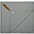 Asciugamano in Cotone Bio Nido d'Ape, Argento - 50x90 cm Asciugamano in Cotone Bio Nido d'Ape, Argento - 50x90 cm