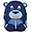 Zainetto 3-5 anni, Bela l'Orso - Perfetto per l'asilo ed eco-friendly!