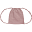 Zainetto Bimbi Impermeabile "Nomad Gymsack", Rosa Antico - Cotone bio Zainetto Bimbi Impermeabile "Nomad Gymsack", Rosa Antico - Cotone bio