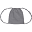 Zainetto Bimbi Impermeabile "Nomad Gymsack", Grigio Pietra - Cotone bio