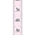 Adesivo Amovibile Misuratore d'Altezza per Bambini, Rosa - Da 20 a 150 cm