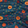Coperta Picnic Impermeabile XL 152 x 213 cm, Midnight Poppy - Facile chiusura a strappo e tracolla!