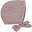 Cuffietta Bebè Lou, Rosa Antico (3-6 mesi e 9-12 mesi) -100% cotone bio Cuffietta Bebè Lou, Rosa Antico (3-6 mesi e 9-12 mesi) -100% cotone bio