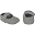 Scarpine Sissi Baby Slippers, Argento - 100% cotone bio