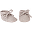 Scarpine con Lacci Yoghi, Cipria - 100% cotone bio Scarpine con Lacci Yoghi, Cipria - 100% cotone bio