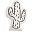Cuscino in Cotone a Forma di Cactus - 28 x 10 x 38 cm Cuscino in Cotone a Forma di Cactus - 28 x 10 x 38 cm