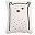 Cuscino in Cotone a Forma di Orso - 28 x 10 x 35 cm Cuscino in Cotone a Forma di Orso - 28 x 10 x 35 cm