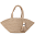 Borsa Cestino Cistell Small, Beige - Fatto a mano (15x33 cm)