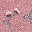 Tappeto Lavabile con Frange Giardino Inglese, Rosa Cenere - 100% Cotone (140x210cm)