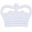Massaggiagengive - Corona Royal Baby, Blu - 100% Silicone Alimentare